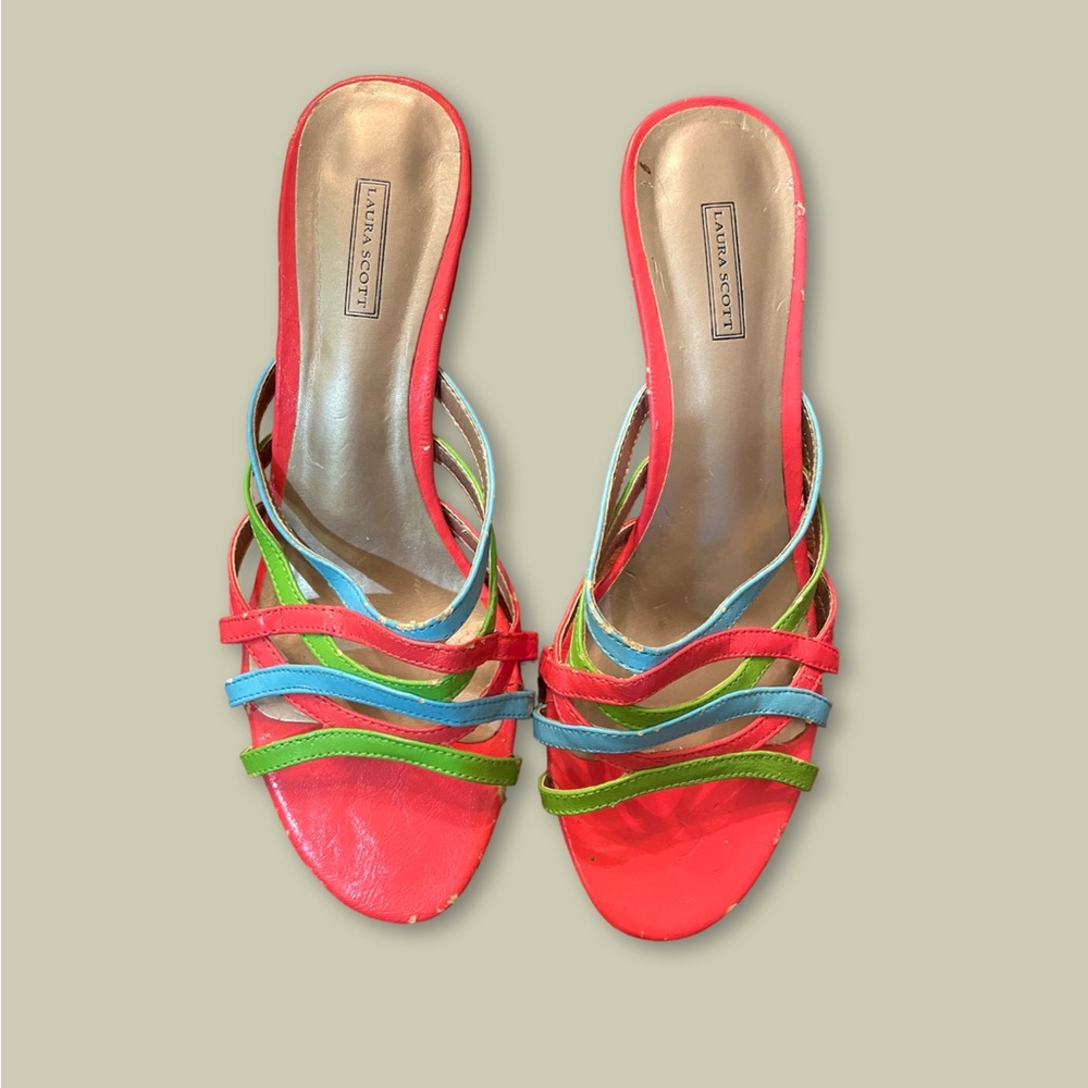 Vintage Laura Scott kitten heels from the 90s